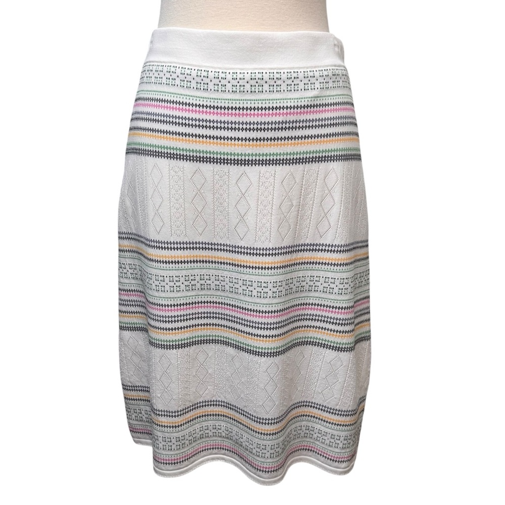 Carlisle Collection Pointelle Knit Skirt S